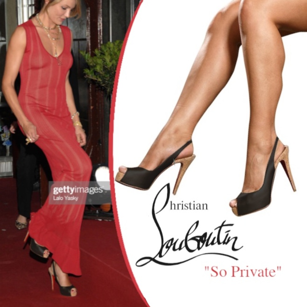 Authentic Christian Louboutin So Private 120mm